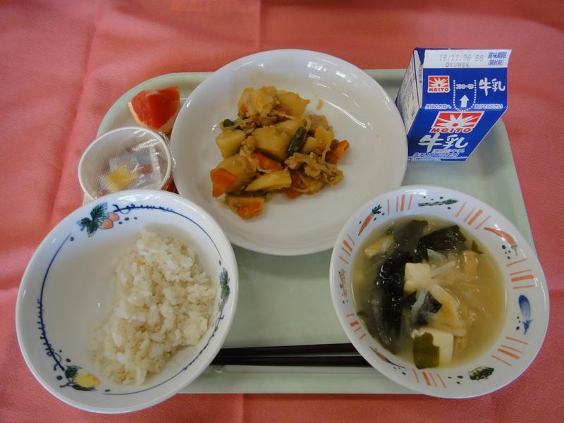 今日の給食メニュー 我孫子市立我孫子第三小学校