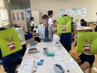 ボランティアさんと一緒に