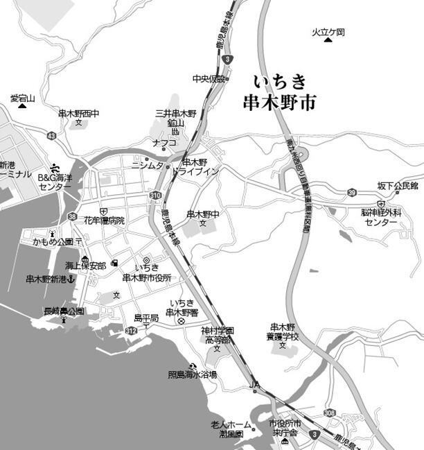 校区の略図