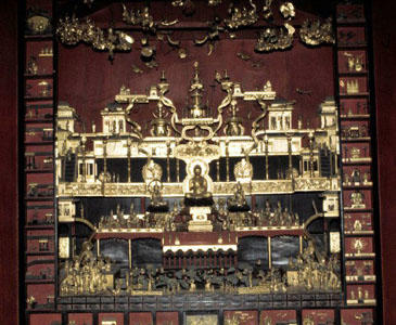 圓福寺の厨子入木彫当麻曼陀羅図・厨子入木彫釈迦涅槃図・木彫閻魔王宮並びに八大地獄図・ 版木