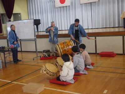 太鼓の練習