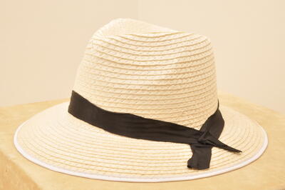 写真：経木帽子