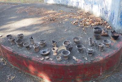 焼き上がった土器