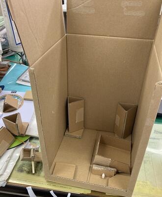 なぞとき準備風景