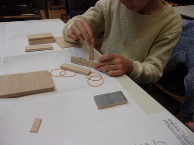 写真：ボンド付け