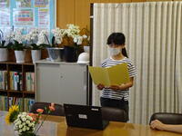 google meetで配信中