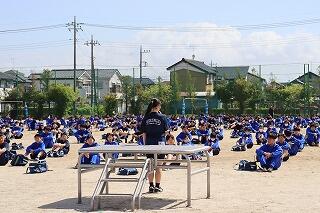 １年生代表生徒のお礼の言葉　立派でした