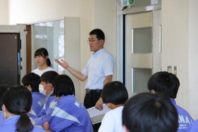堀口先生から講師紹介がありました。