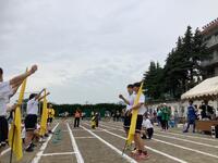 黄ブロック声出しの様子