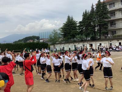 赤ブロック女子優勝決定の瞬間