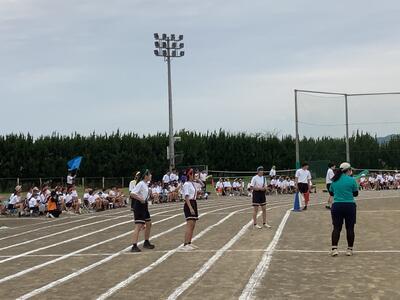 アンカーのスタート直前