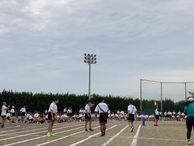 アンカー緊張のスタート前