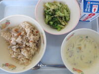 １１月６日の給食（坂小学校）