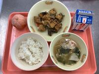 6.25火曜日の給食