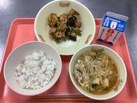 6月28日金曜日きょうの給食