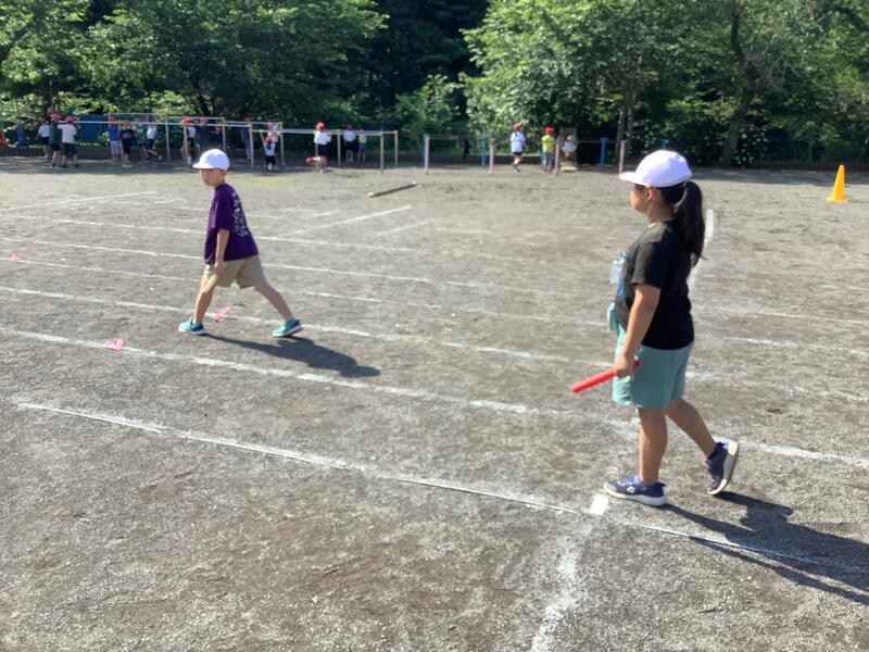 リレーのスタートです。