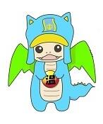 南流中公式キャラクター「にゃんりゅう」