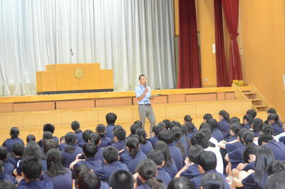 生徒指導主任の話