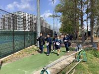 班員と協力して問題に答えます