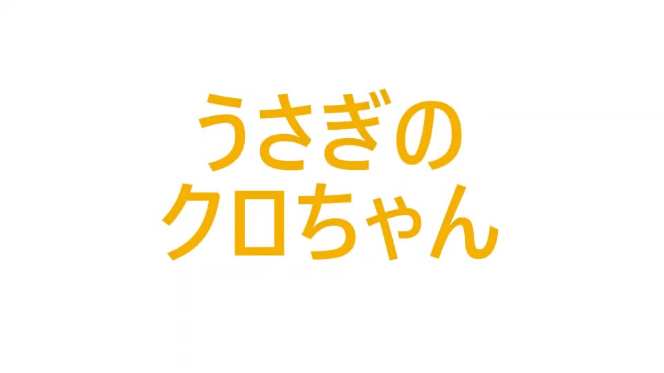 うさぎのクロちゃんの様子
