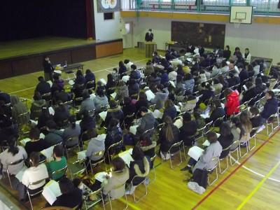 新入生　入学説明会