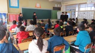 6年　川間中生による入学説明会