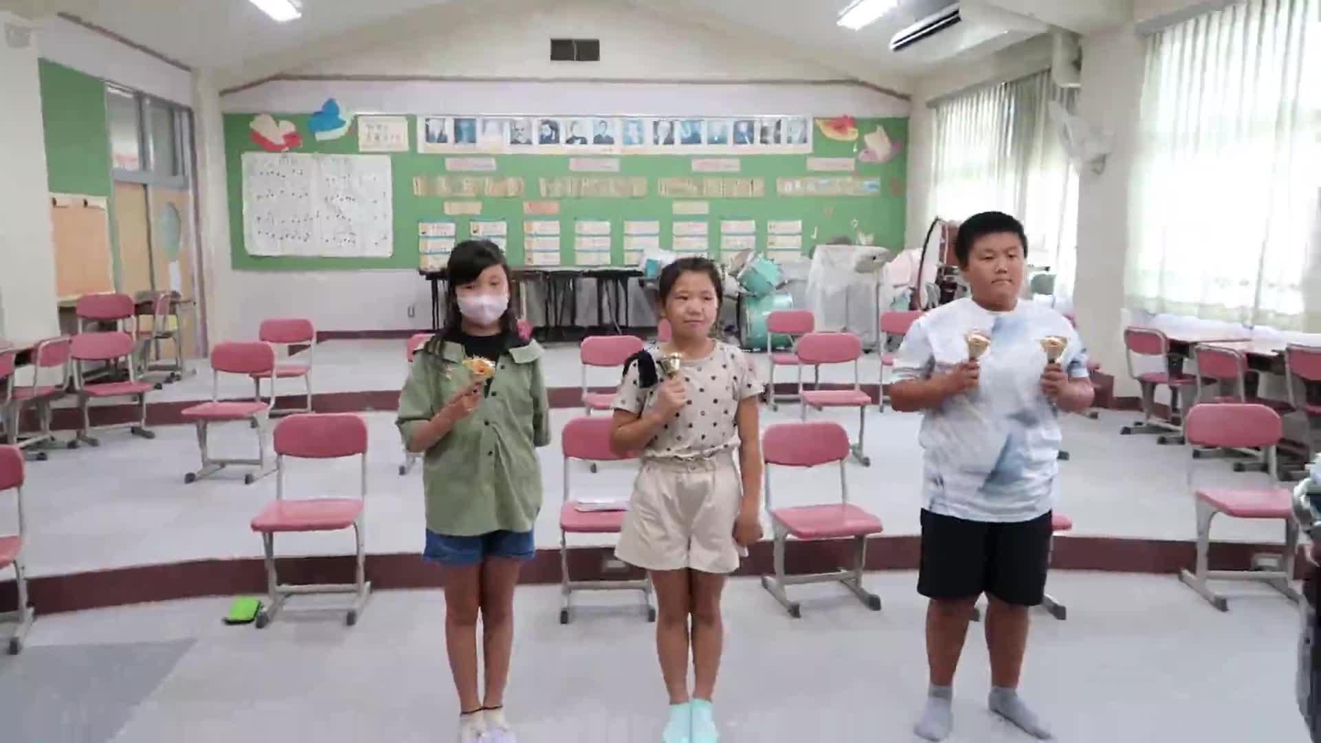 ７月１１日クラブ活動　ハンドベル