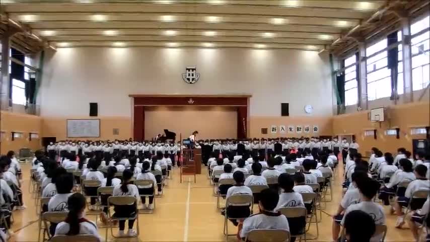 新入生歓迎会～３年合唱～