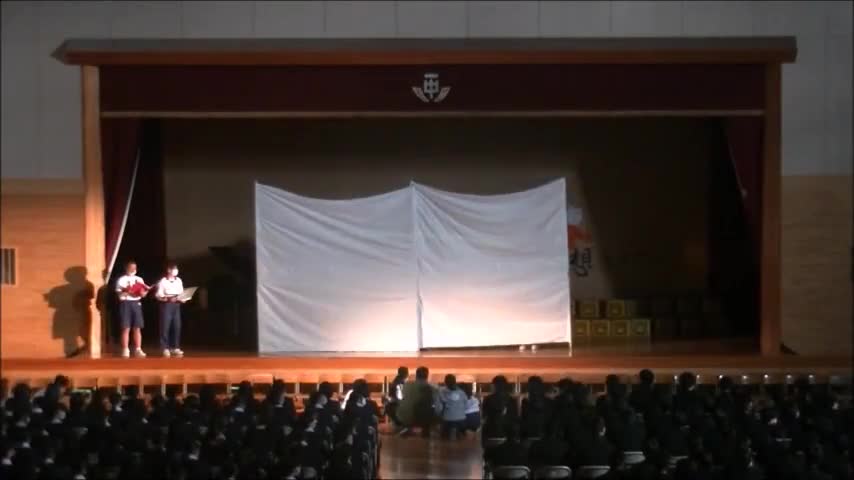３送会「２学年発表①」