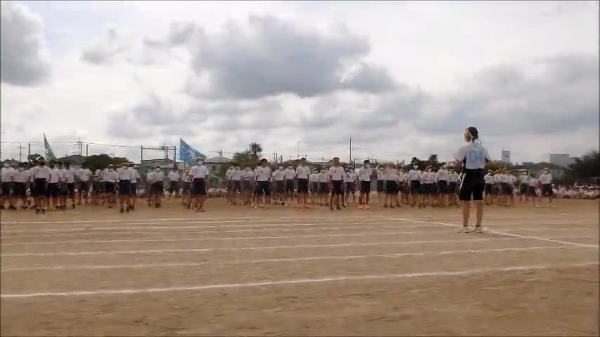 運動会（応援合戦：黄）