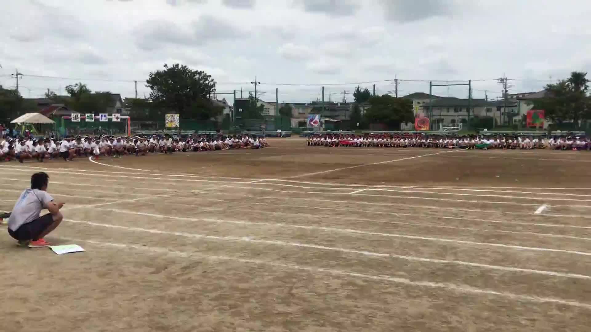 運動会総集編午後(応援合戦白)