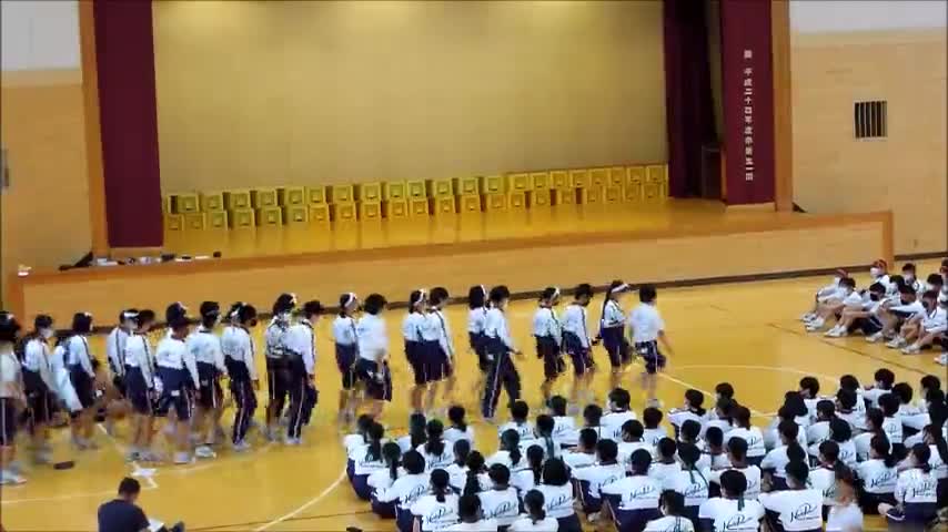 ２年ボディーパーカッション（白組）