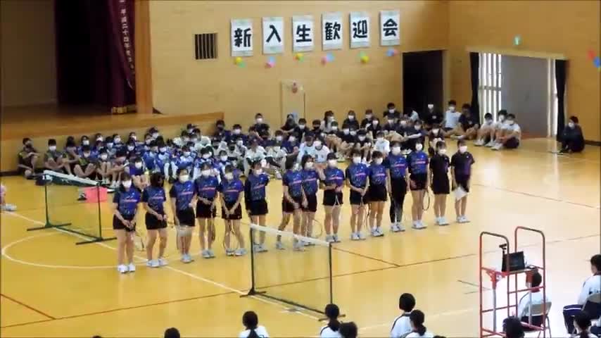 新入生歓迎会～女子テニス部～
