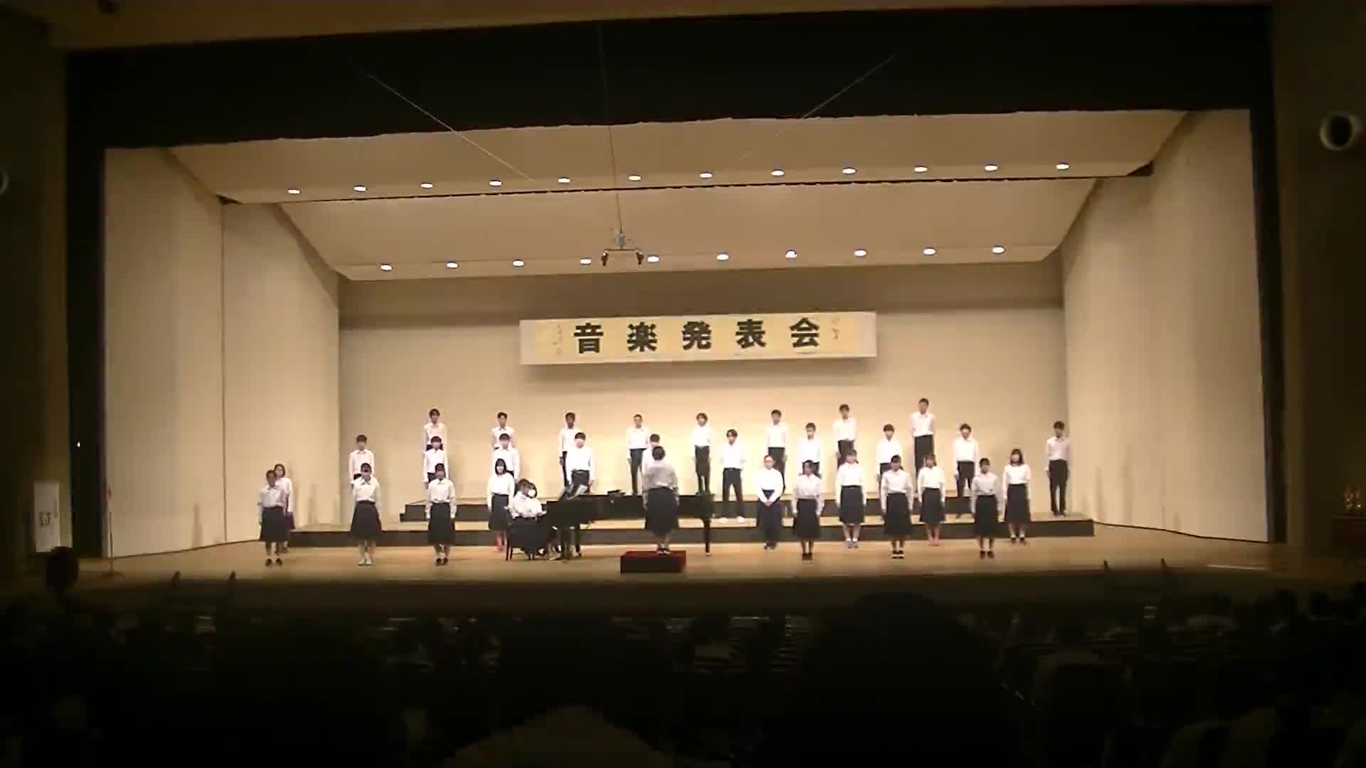 音楽発表会（３年３組）「　証　」