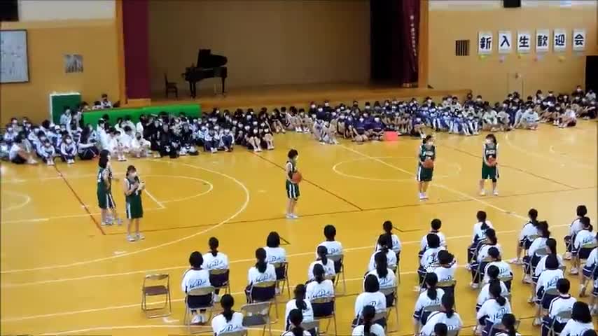 新入生歓迎会～女子バスケットボール部～