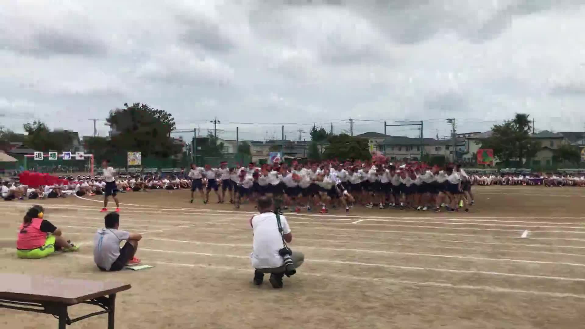 運動会総集編午後(応援合戦赤)