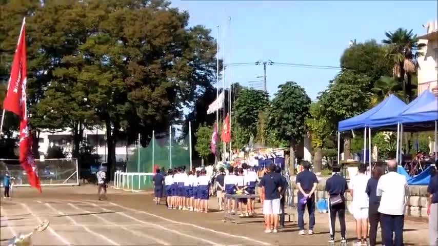 運動会（三旗掲揚）