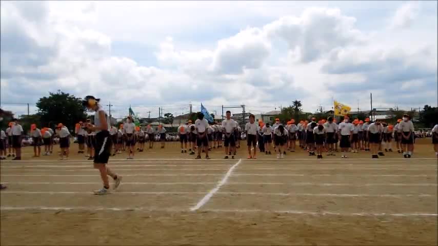 運動会（応援合戦：橙）