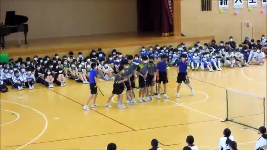 新入生歓迎会～男子テニス部～