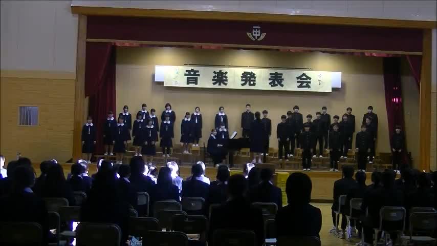 音楽発表会（２年３組）「あなたへー旅立ちに寄せるメッセージ」