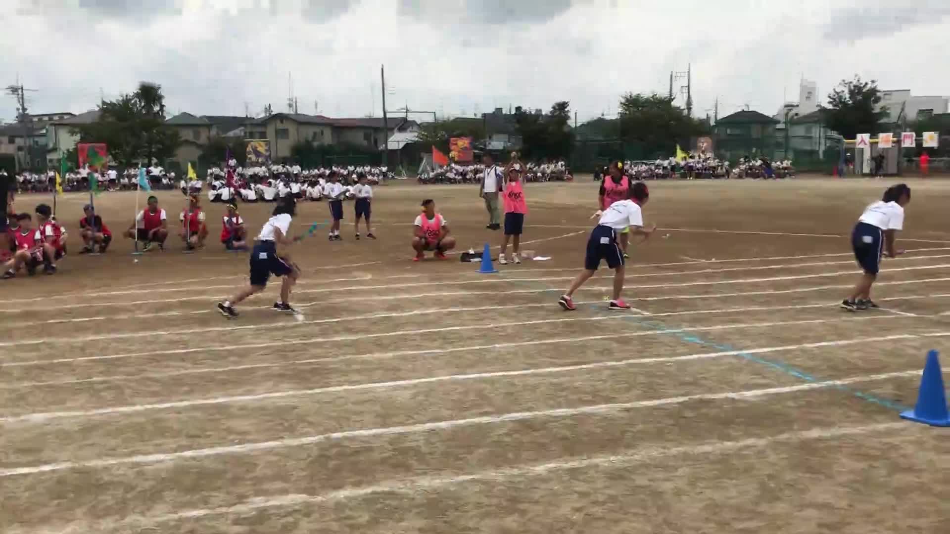 運動会総集編午前(１年学級対抗リレー)