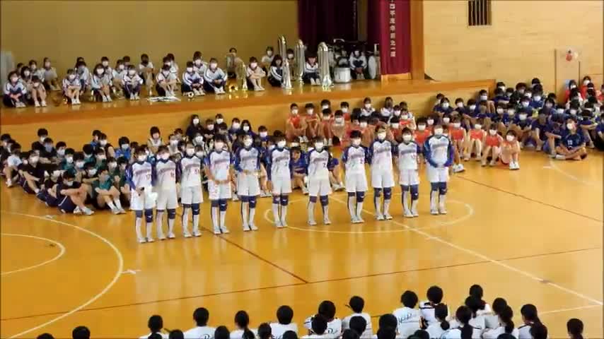 壮行会（ソフトボール部）