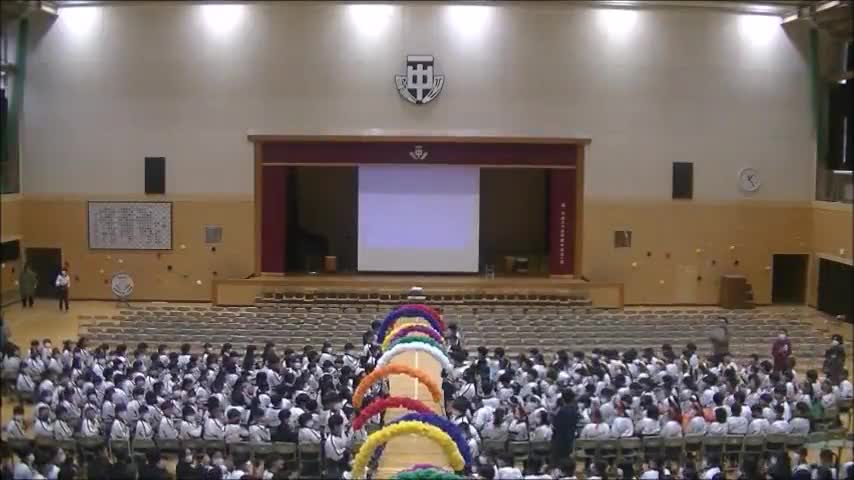 ３送会「３年生入場」