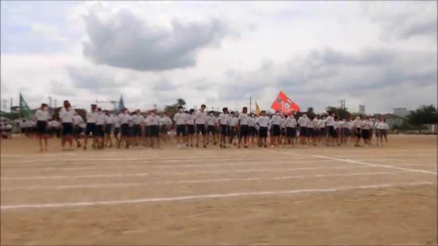 運動会（応援合戦：赤）