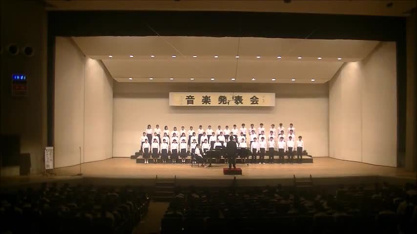音楽発表会（選抜合唱団）「ひとつの朝」