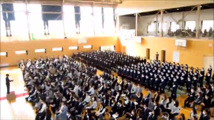 第７６回卒業式「送別の歌」