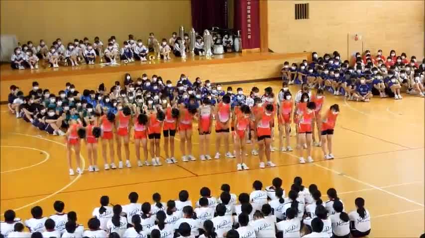 壮行会（陸上部）