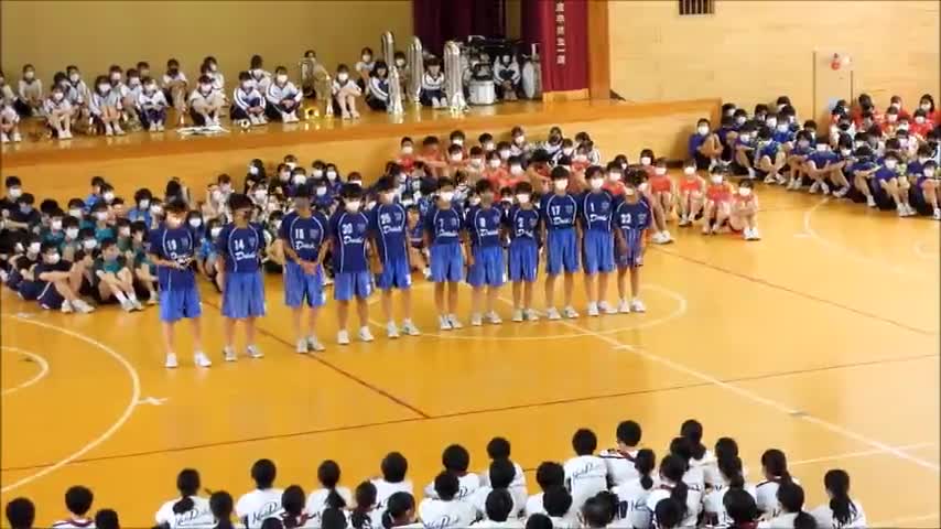 壮行会（サッカー部）