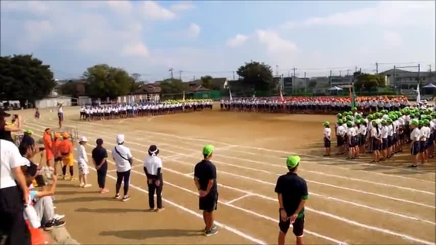 運動会（校歌斉唱）