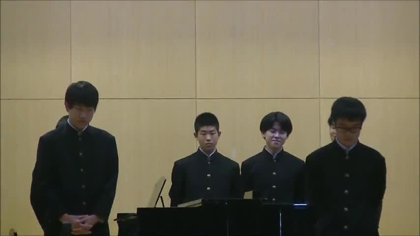 音楽発表会（３年３組）「友　～旅立ちの時～」